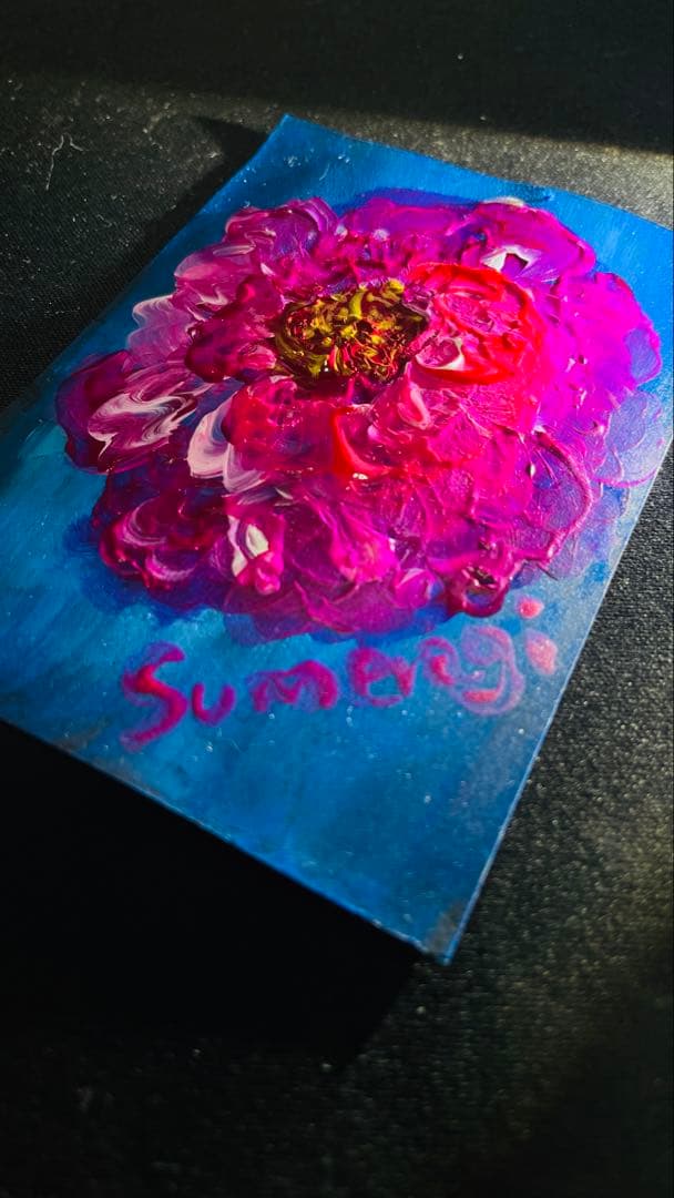 は*ち様 皇のスピチュアル開運✨絵画 原画 手のひらサイズとなります✨