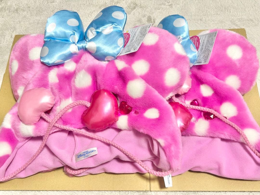 【未使用】ミニーのパルパルーザ ファンキャップ 2点セット