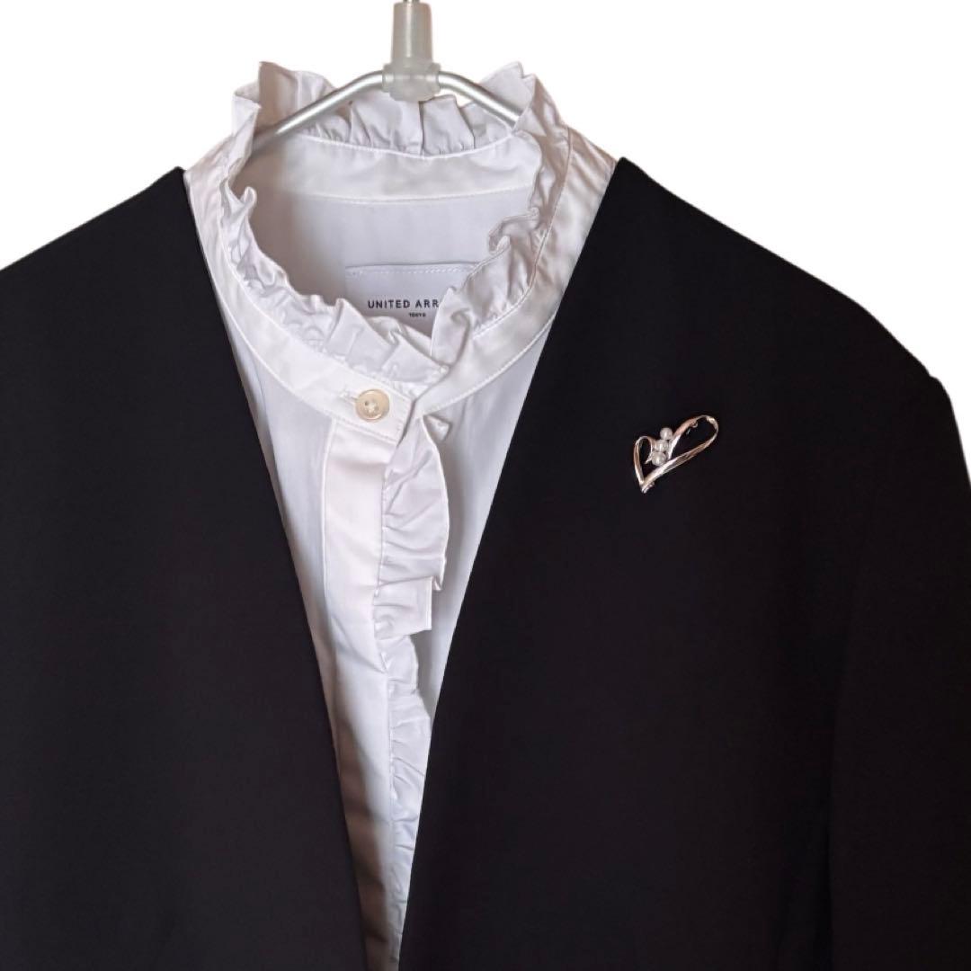 新品 MIKIMOTO ミキモト パールブローチ ハート ホワイト コサージュ