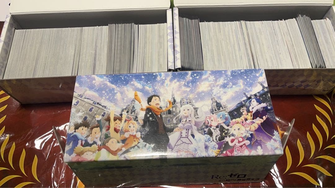 ヴァイスシュバルツ　リゼロ　1〜3弾、エクストラブースター　4コン