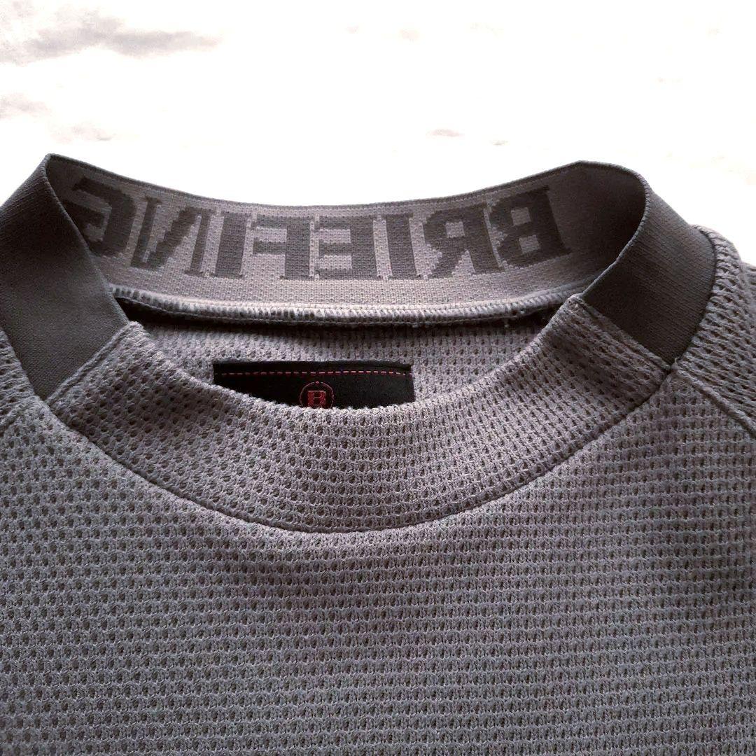 ブリーフィング LOGO BACK RIB LS MOCK NECK RF - メルカリ