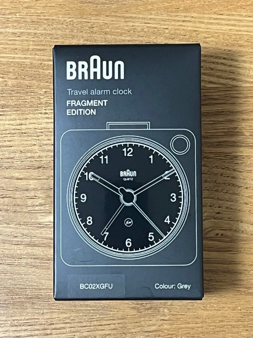 BRAUN fragment travel alarm clock 時計 置時計