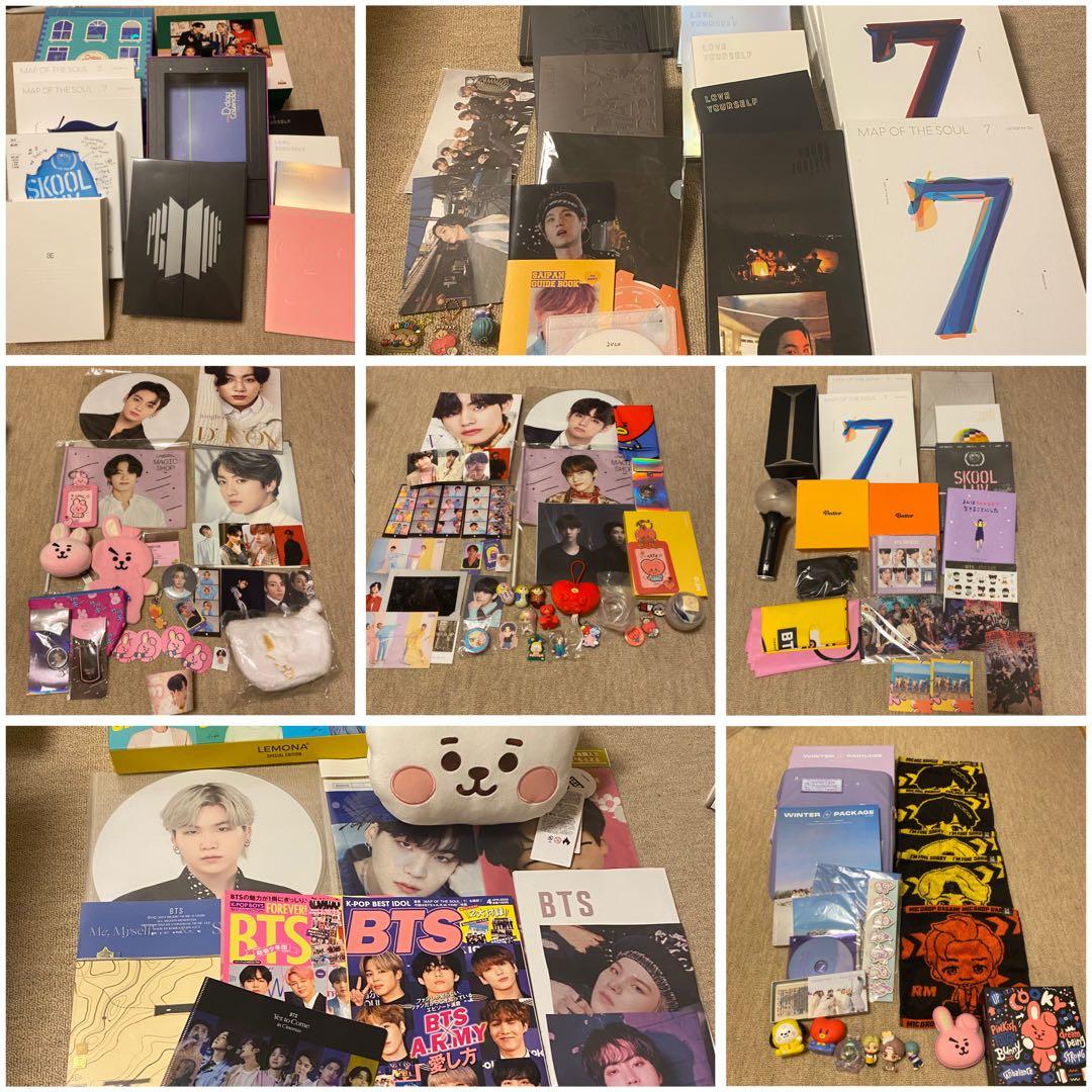 BTSまとめ売り アルバム 170点 うちわ アミボム 9月末まで値下げ