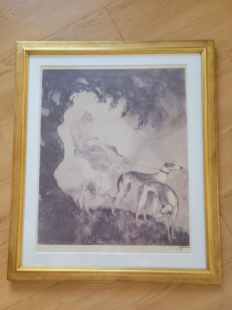 ルイ・イカール 突風 額装品 版画 ルイ・イカール 『リリー』 銅版画 - 北海道画廊