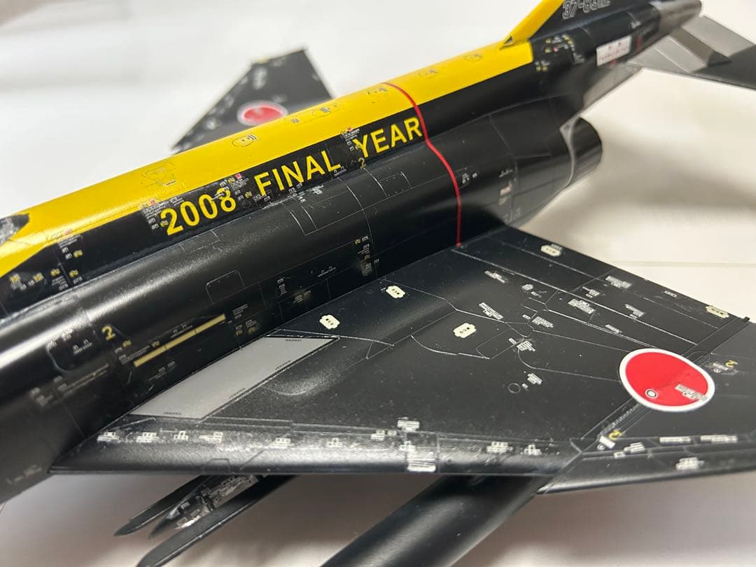 F-4EJ改 ファントム 1/48 プラモデル 完成品 ブラックパンサー - メルカリ
