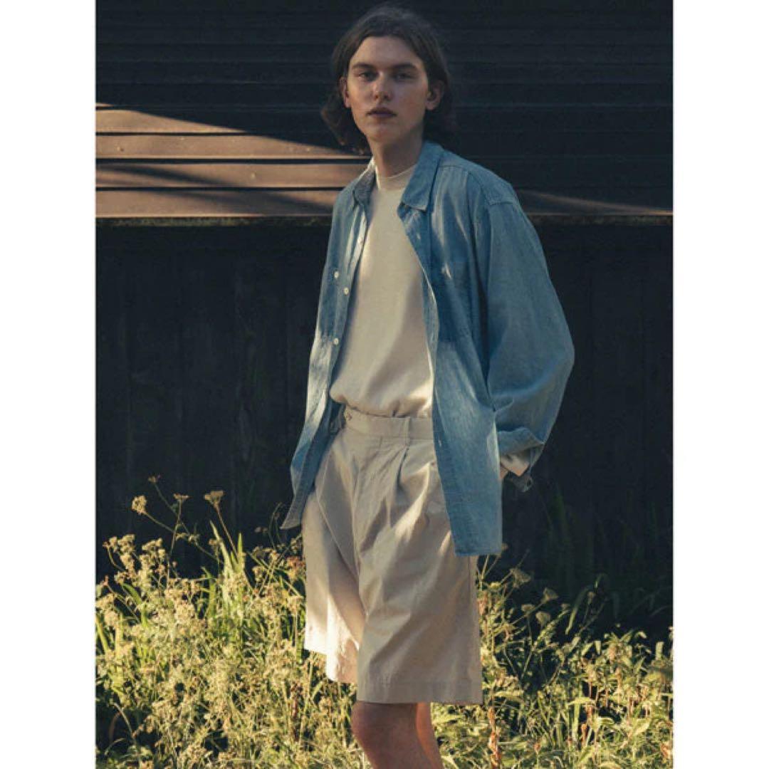 トップス A.PRESSE 23ss Washed Chambray Shirt