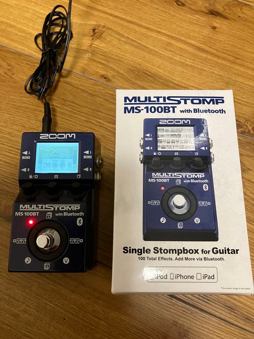 ギター ZOOM MULTISTOMP MS-100BT