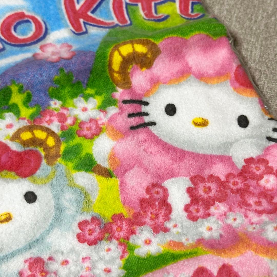 ハローキティ タオルハンカチ 埼玉限定 ご当地キティ 秩父 羊山