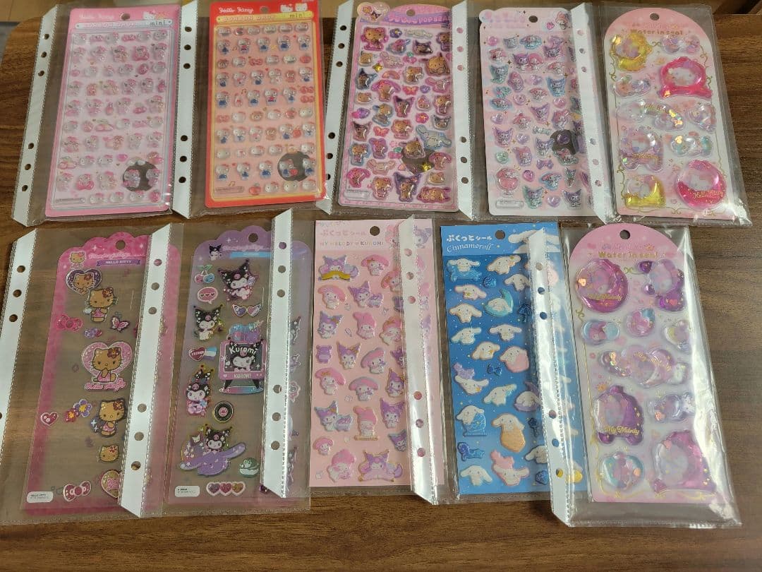 シール帳完成品 キャラクターシールセット