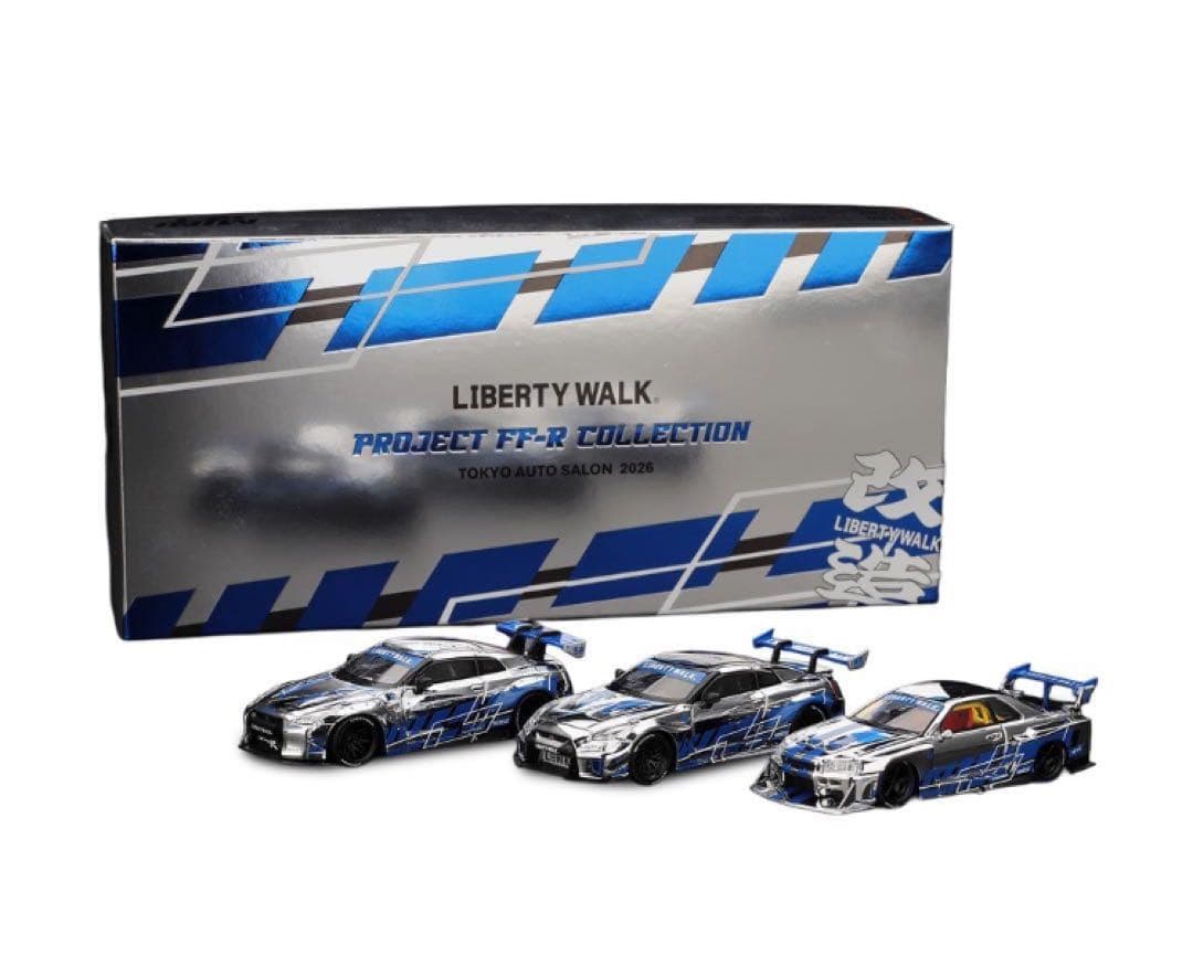 n*】様 リバティーウォーク 2026 オートサロン 限定 GT-R ミニカーセ リバティーウォーク 2026 オートサロン 限定 GT-R ミニカーセット 新品