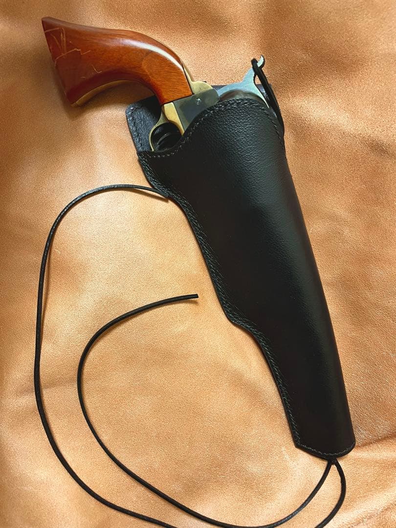 コルト M1848 ドラグーン用右利きレザーホルスター No.829