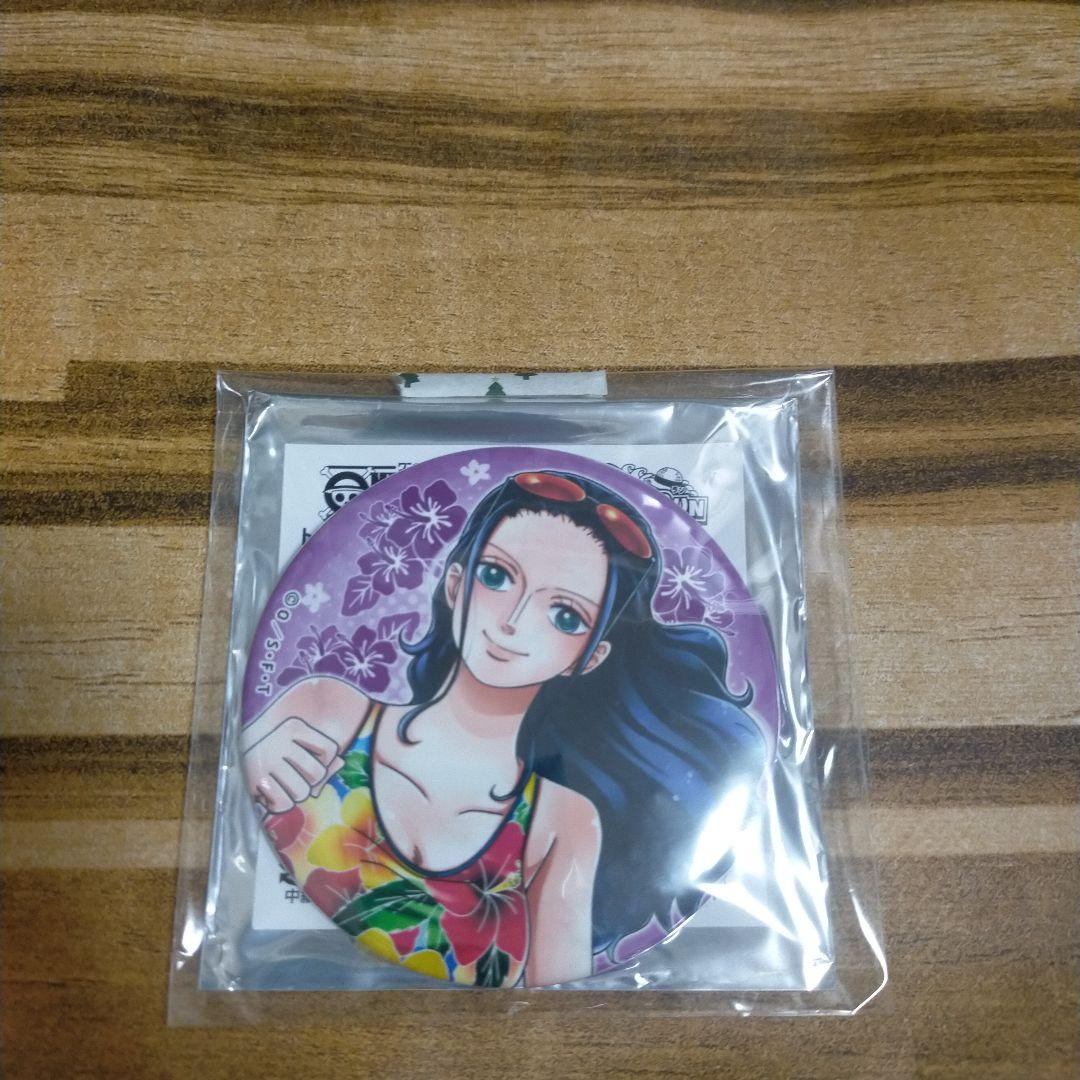 ワンピースワンピースラン　缶バッジ　ロビン　輩　麦わらストア　ジャンプショップ 麦わらストア】大人気シリーズ「