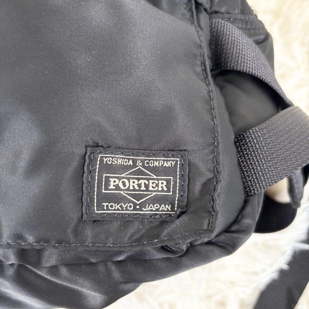 極美品 ポーター タンカー ウエストバッグ ショルダーバッグ 黒 2way
