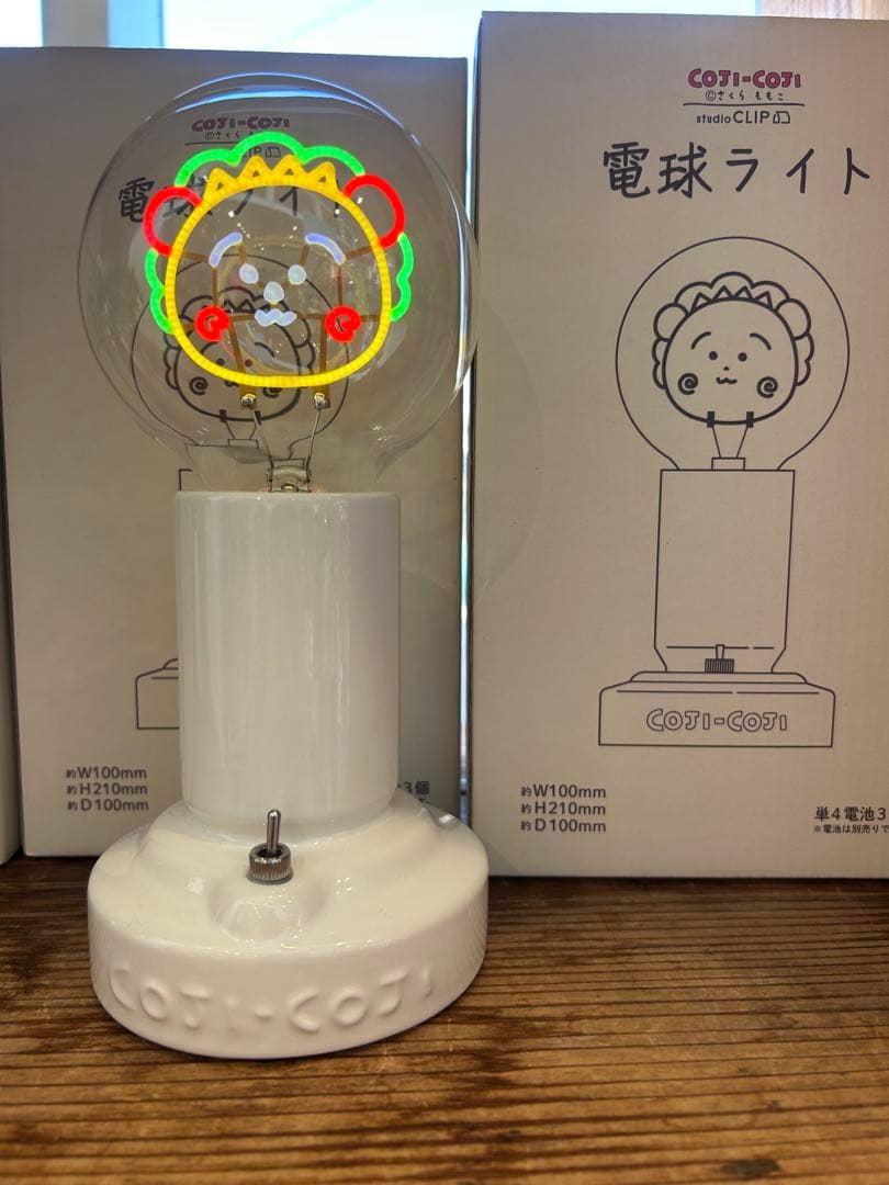studio CLIP コジコジ 電球ネオンライト - メルカリ