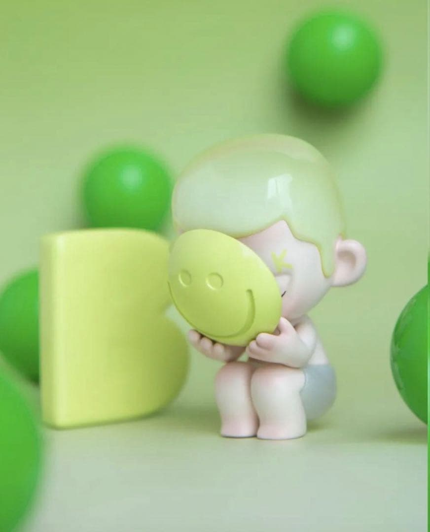 POPMART KUBO 感情の秘密-緑 限定フィギュア