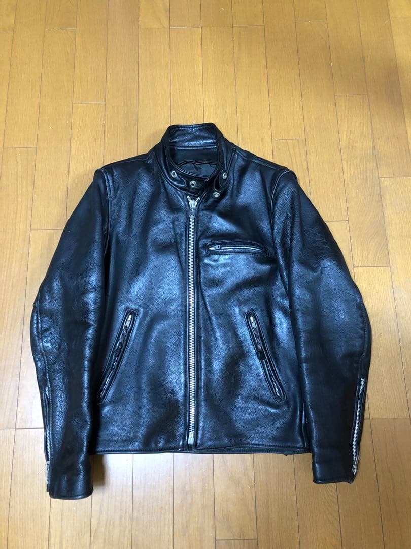 【USA製】90s BRANDED GARMENTS オーチャード 革ジャン