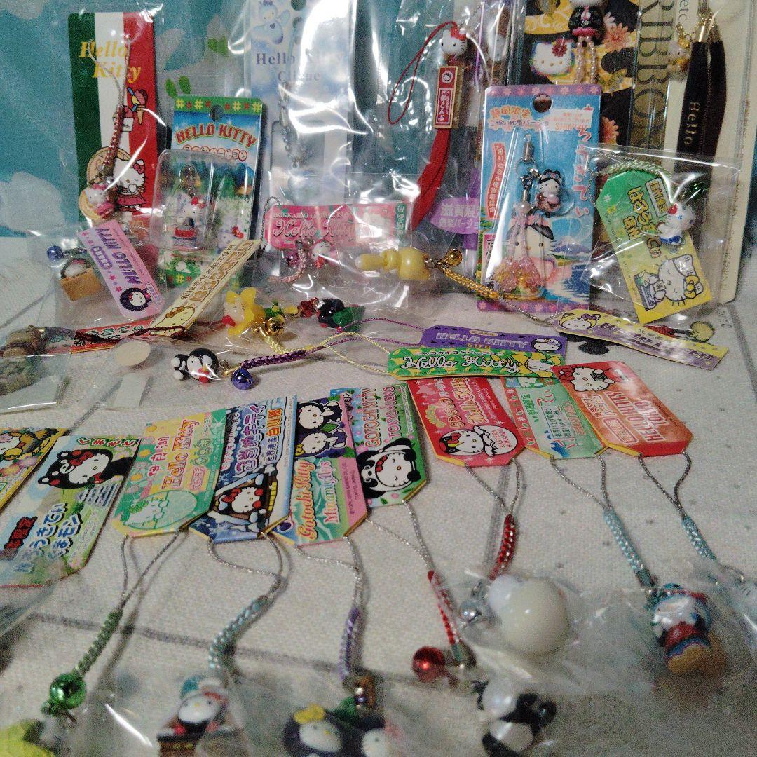 ハローキティ ストラップ まとめ ご当地　根付　ねつけ　ボールペン　限定