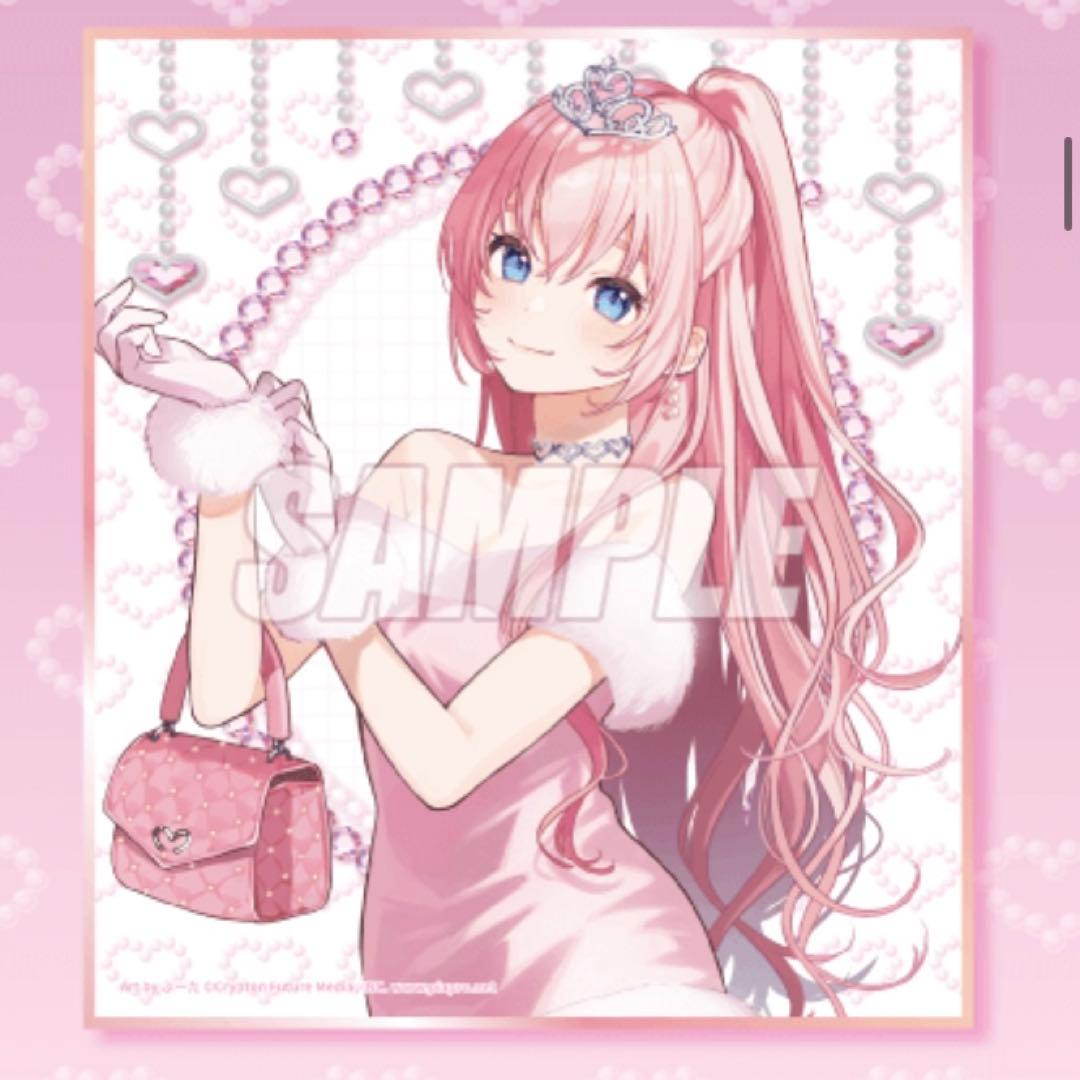 初音ミク『巡音ルカ 14th Anniversary』 巡音 ルカ ミニ色紙 - メルカリ