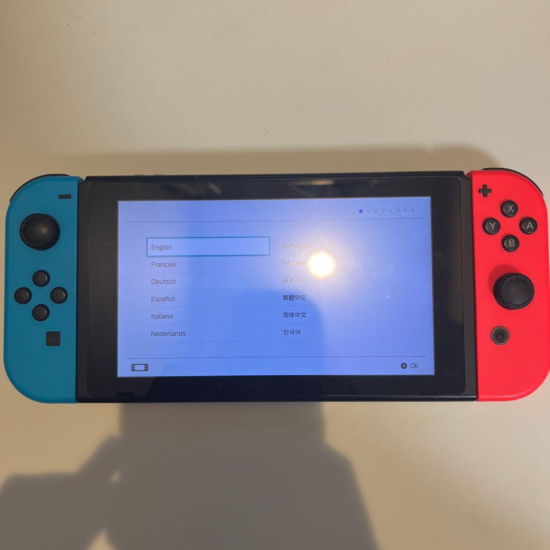 箱無し Nintendo Switch 本体 青/赤 - メルカリ