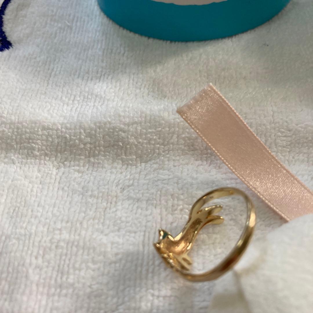 ツモリチサトジュエリーリング tsumori chisato JEWLRY CATリング 10K