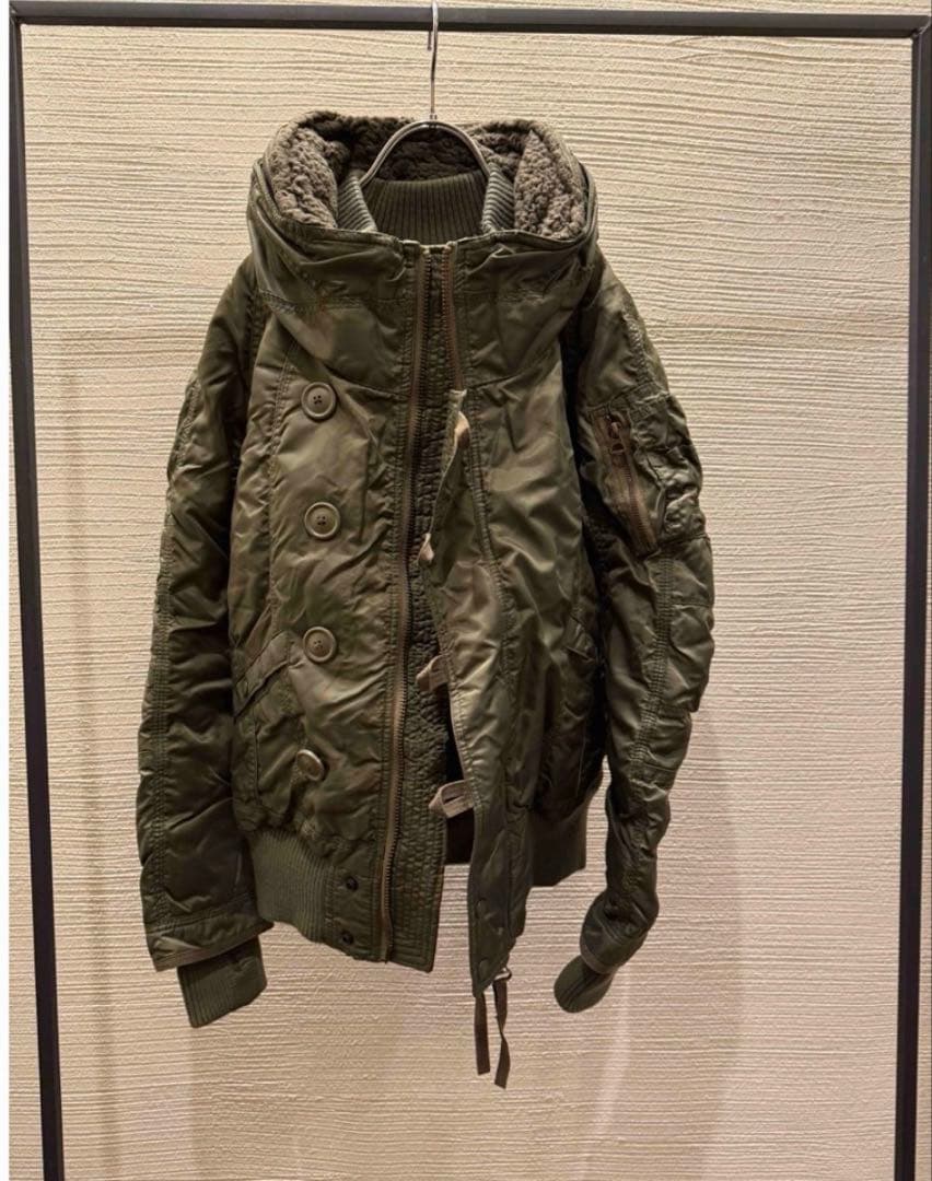 ジャケット・アウター 00s archive goa gimmick bomber jacket goa - 00s goa bono denim jacket gimmick ジャケットの通販 by n 即