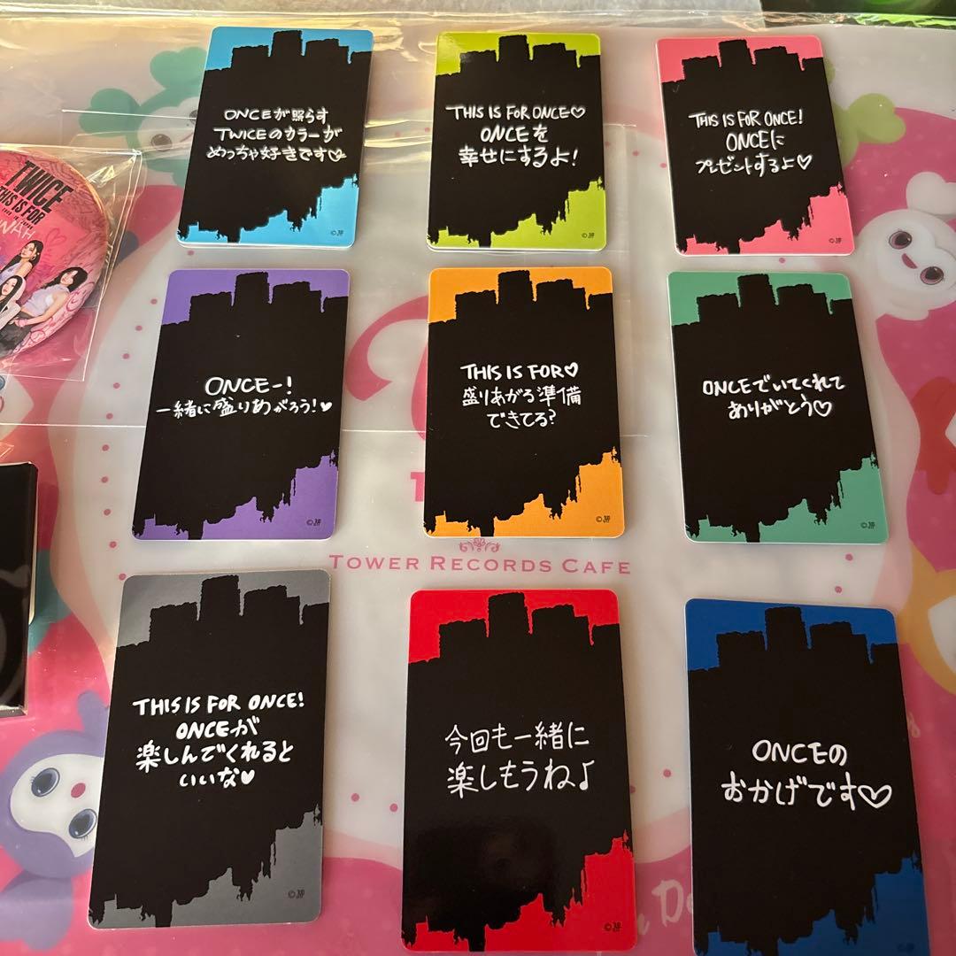 twice this is for アプグレ 特典トレカ缶バッジセット - メルカリ