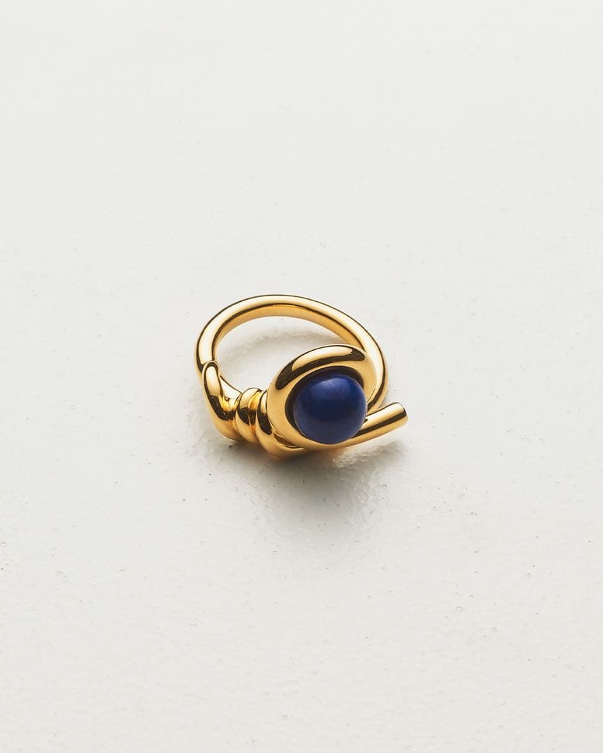 アクセサリー Fauvirame Kinomi Twist Ring lapis lazuli