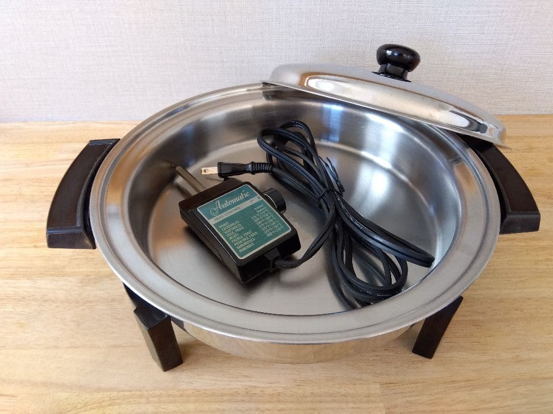 ロイヤルクイーン 電気フライパン リキッドコア ⚠ふた商品説明必読