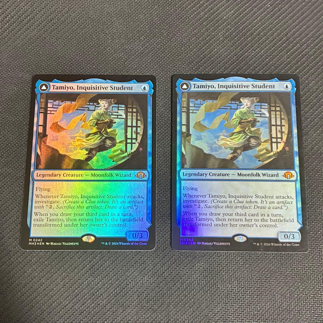 知りたがりの学徒、タミヨウ 英語 foil 2枚 MTG《知りたがりの学徒、タミヨウ》 プロモ PROMO 英語 - メルカリ
