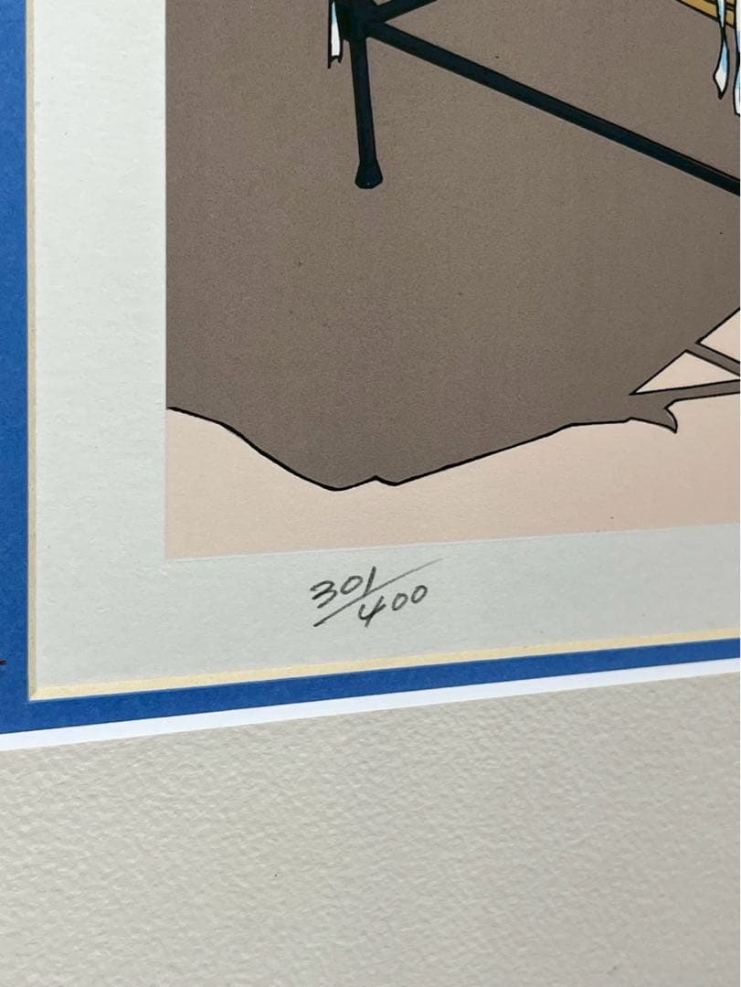 わたせせいぞう「Let's Join It!」シルクスクリーン 直筆サイン入真作