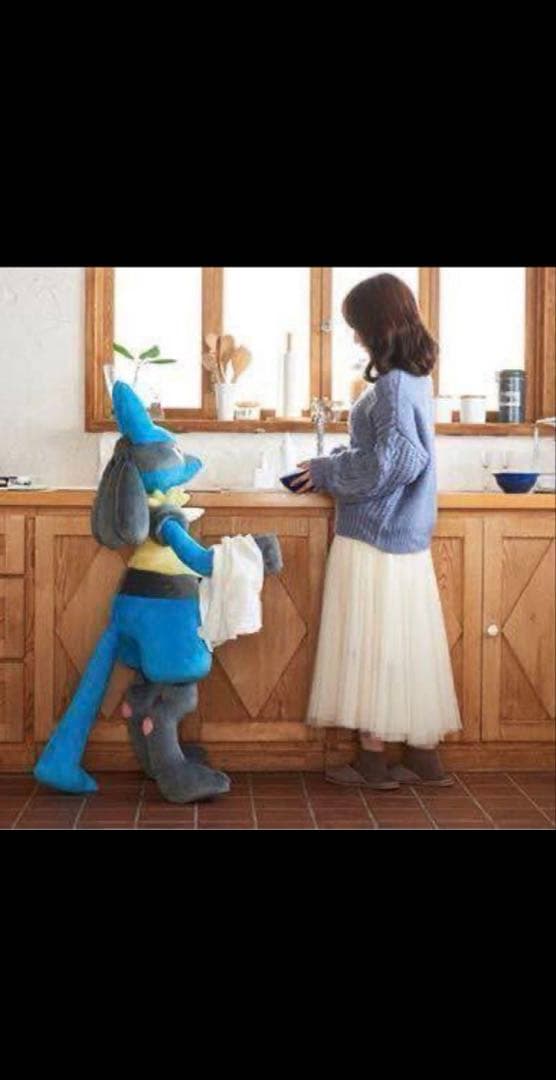 等身大 ルカリオ ぬいぐるみ 120cm