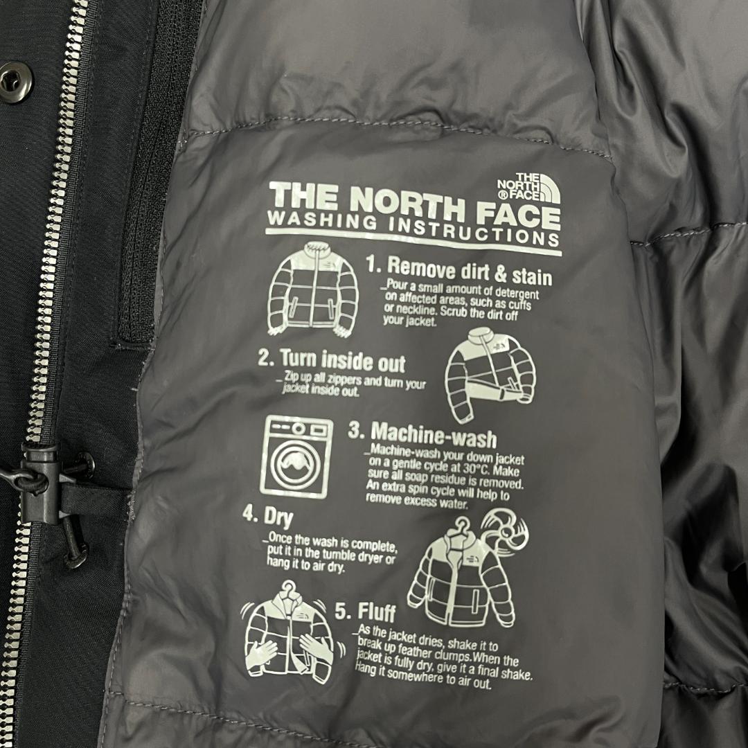 《美品》ザノースフェイス ホワイトレーベル ダウンコート 黒 レディース L