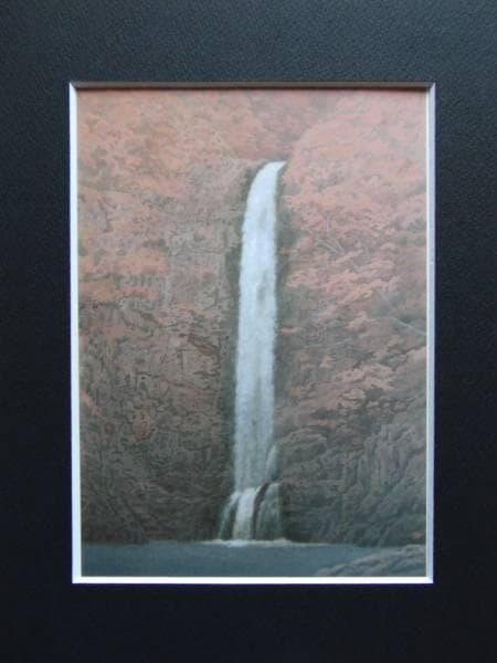 東山魁夷、【溪音】、希少な額装用画集画、新品高級額 額装付、状態良好