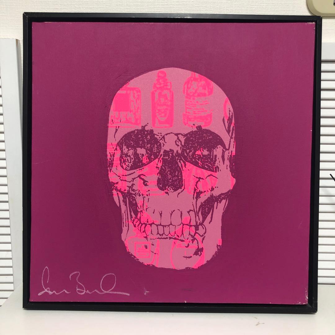 シェーンボーデン Shane Bowden スカル サイン入り 絵画