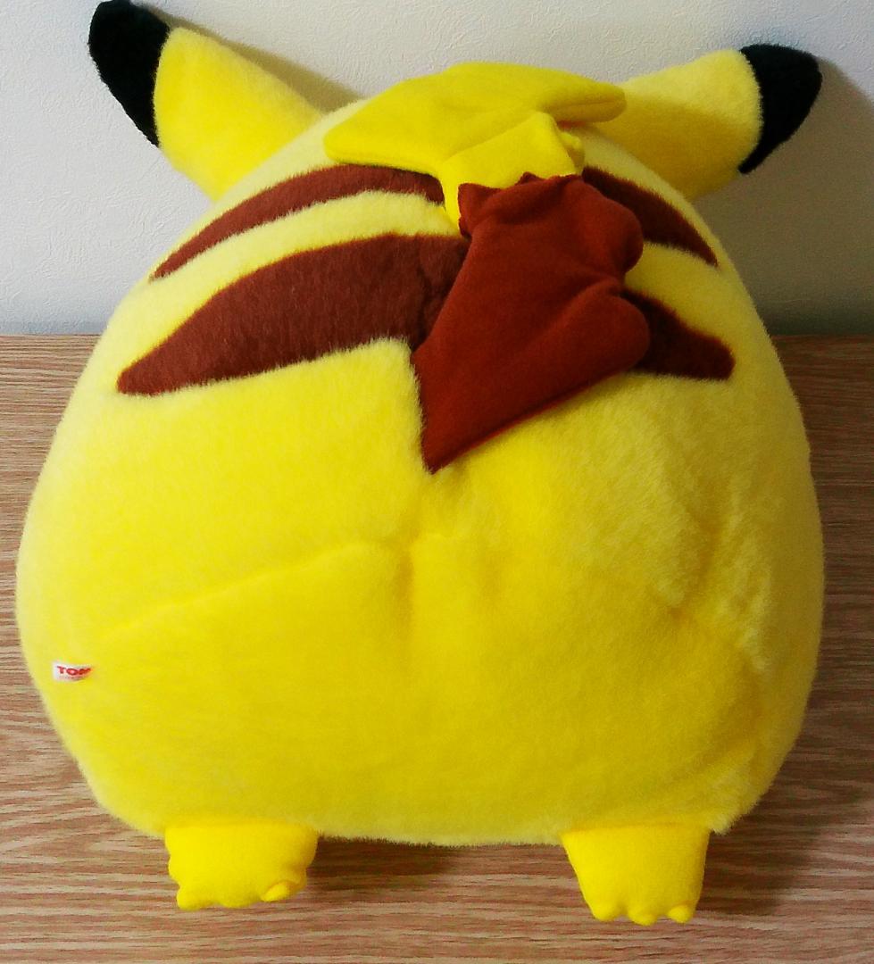 TOMY 初期 ピカチュウ ぬいぐるみ 大きいサイズ トミー製 当時品