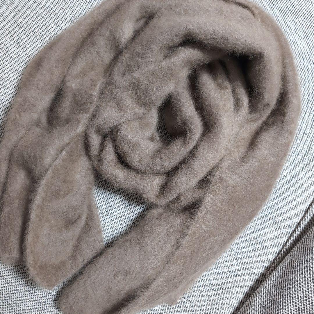 Noble ノーブル ラクーンファーニットストール - メルカリ