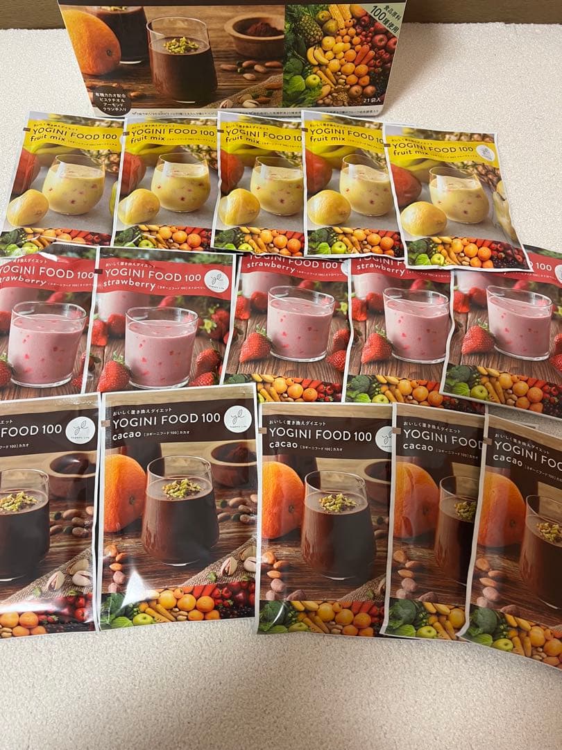 ヨギーニフード ホットヨガLAVA 各3種