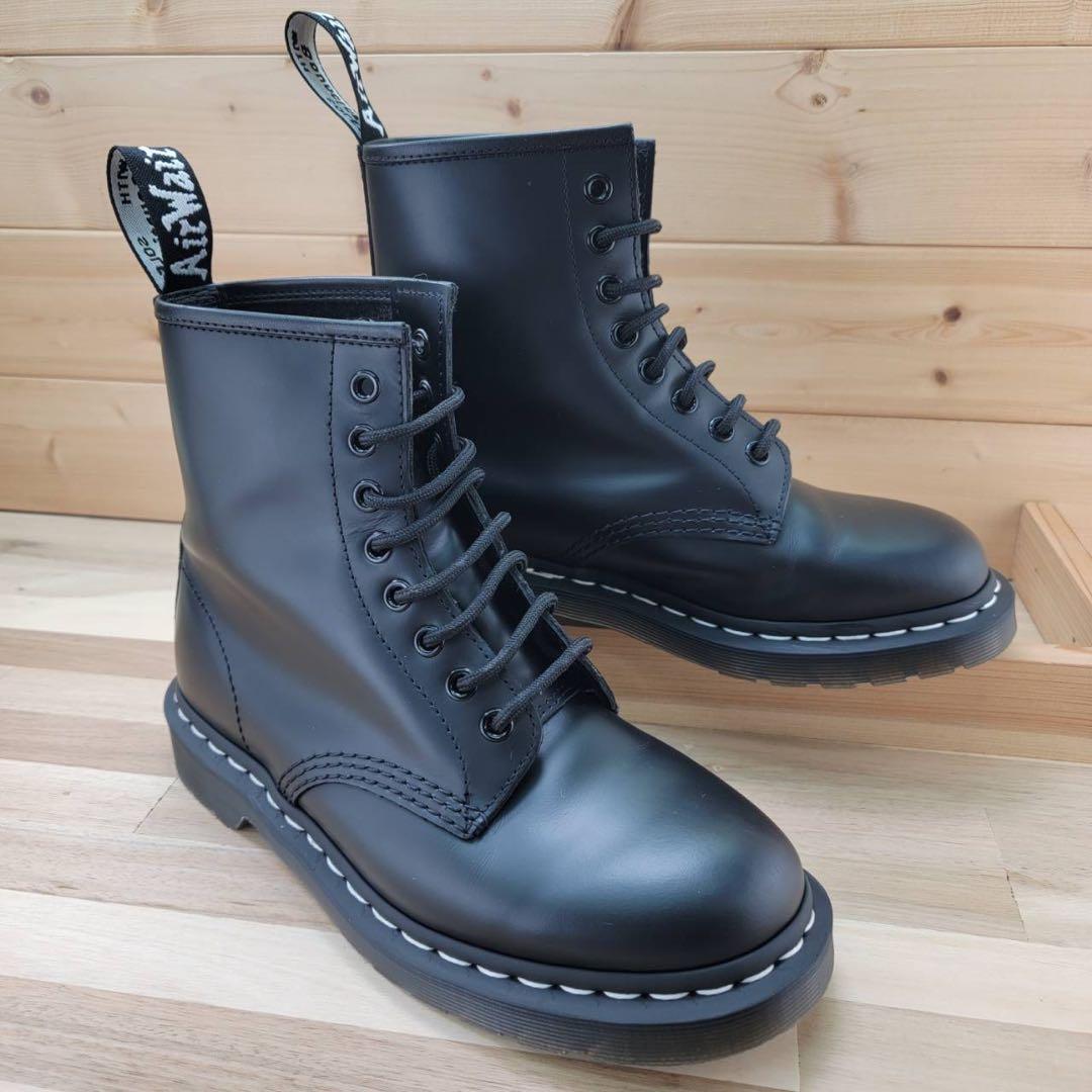 ドクターマーチン 8ホール ホワイトステッチ UK6 25㎝