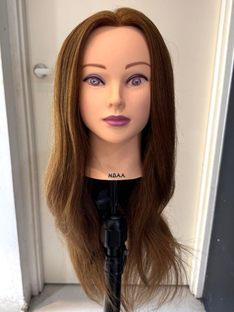 【美品】NBAA アップウィッグ　ブラウン