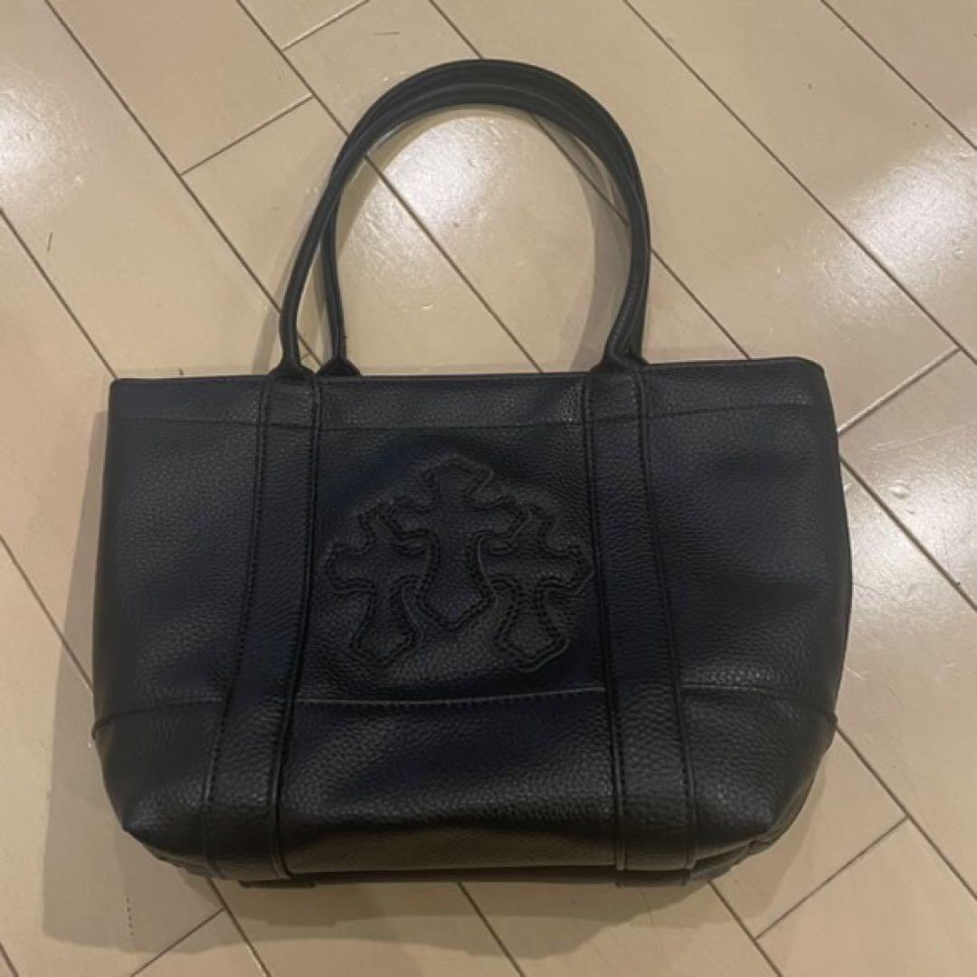 ラスト1点‼️スリーセメタリー　クロス　トートバッグ　黒 CHROME HEARTS（クロムハーツ） CHROME HEARTS TOTE BAG CEMETERY