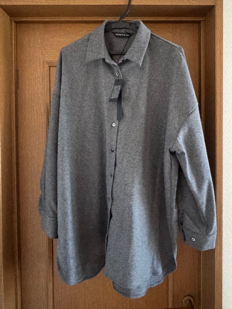 専用です★ ミズイロインド　ウール　ブラウス　グレー