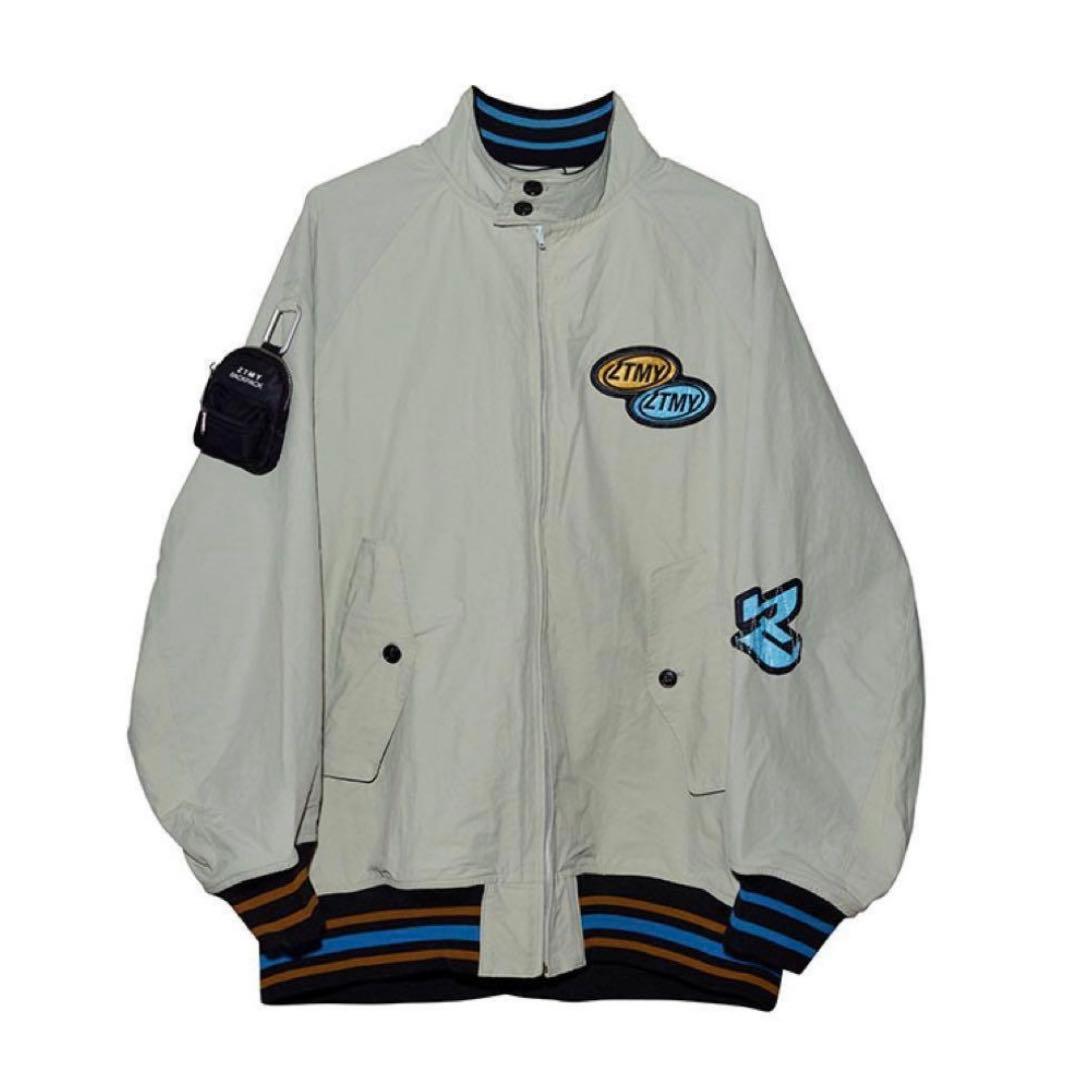 ずとまよ　テクノプア　バーシティジャケット(Light Gray) L