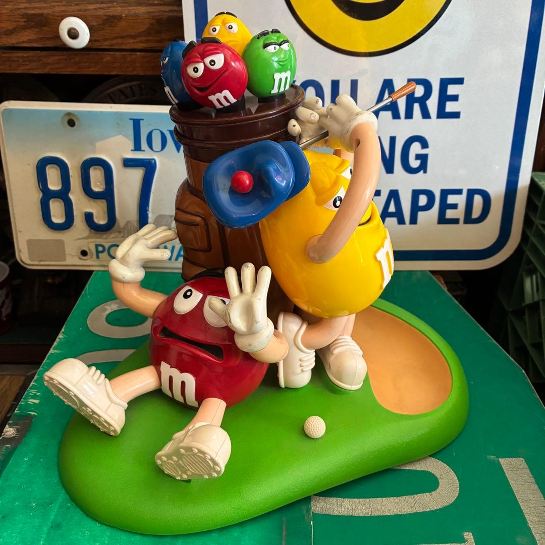 M&M's エムアンドエムズ ゴルフディスペンサー玩具チョコレート人形USA