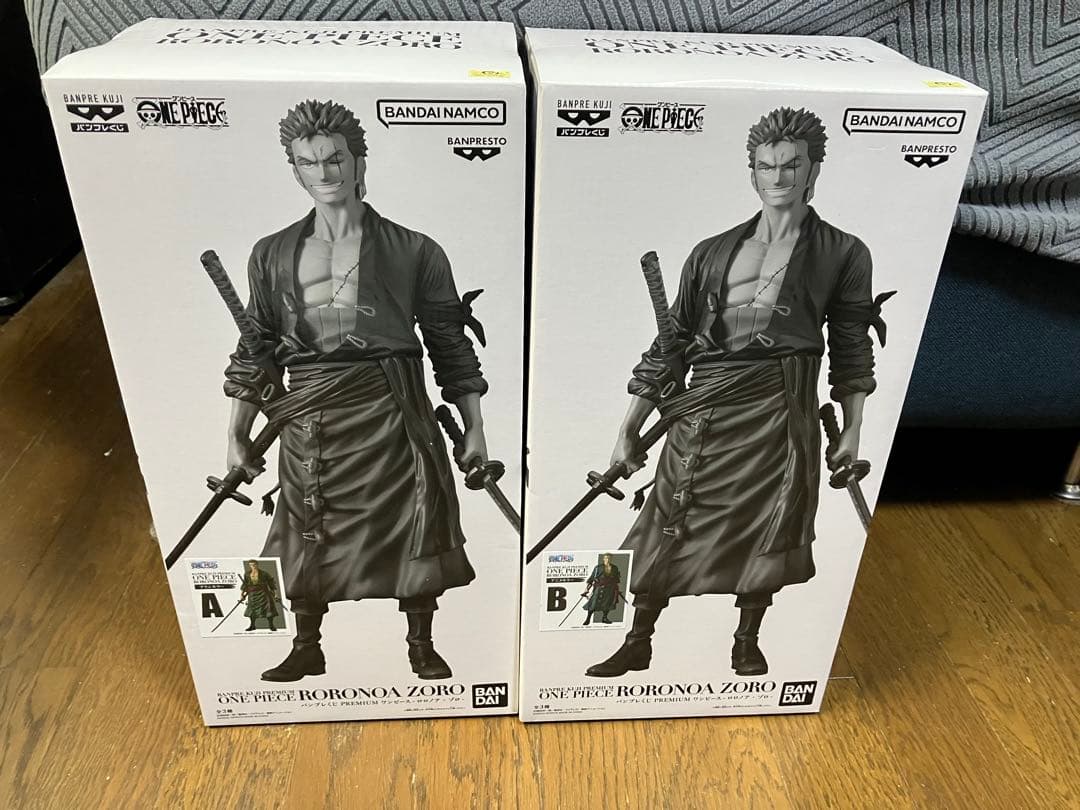 バンプレくじ ワンピース ロロノア・ゾロ A賞&B賞セット