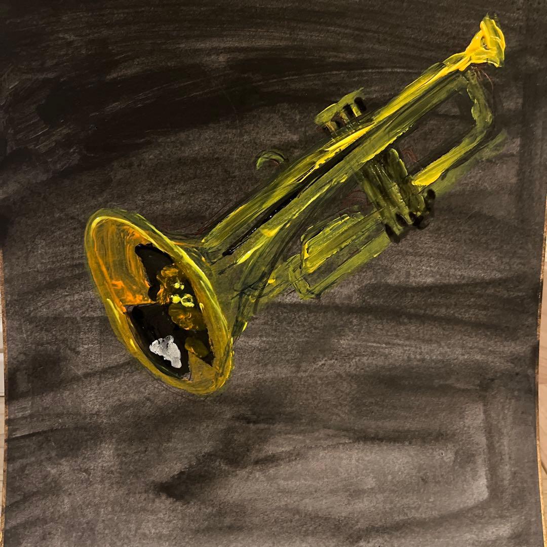 トランペットのアクリル27✖️24