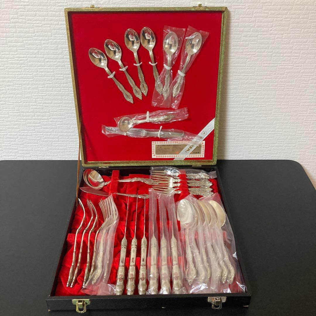 燕三条　カトラリー　サクライ　サクラ洋食器　ディナーセット　日本製　アンティーク