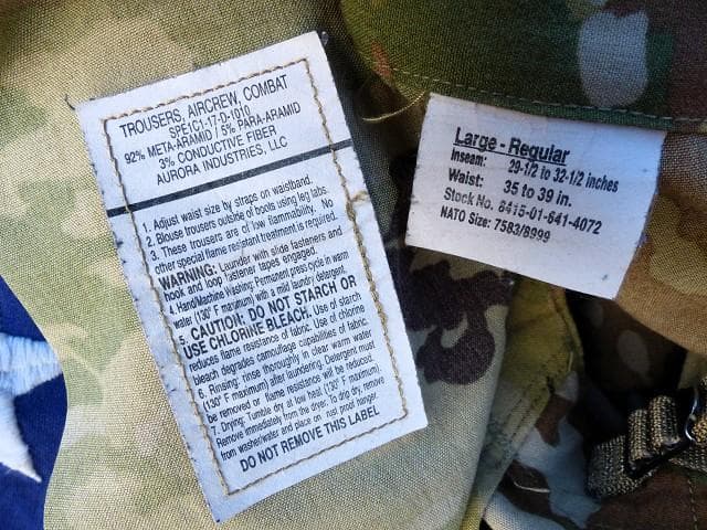 レア 実物 OCP ヘリクルートラウザー L-R エアクルー A2CU 743 - メルカリ