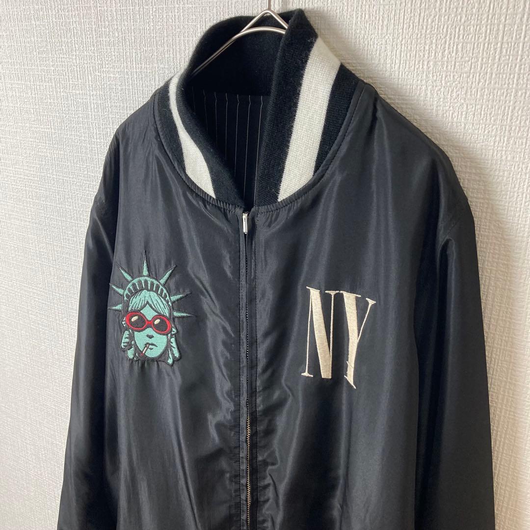 643 glamb NY stadium JKT リバーシブル Nirvana - メルカリ
