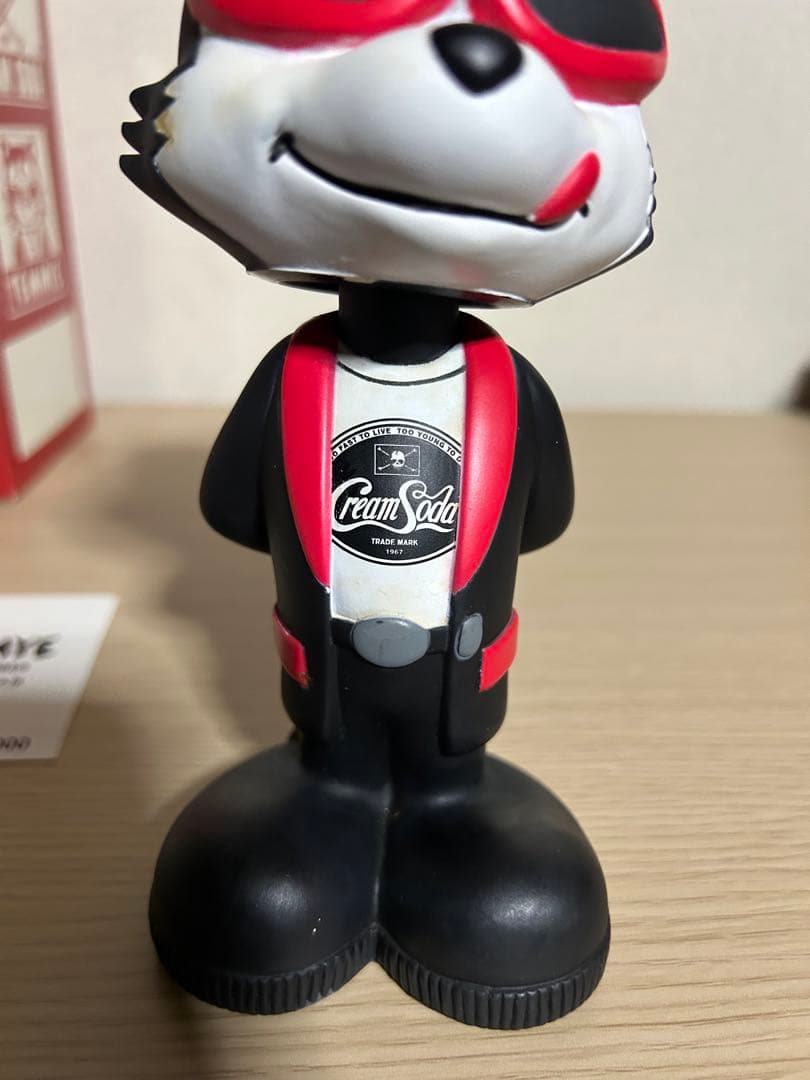 CREAMSODA☆Temmye☆ボビングヘッドフィギュア☆新品☆1stレッド