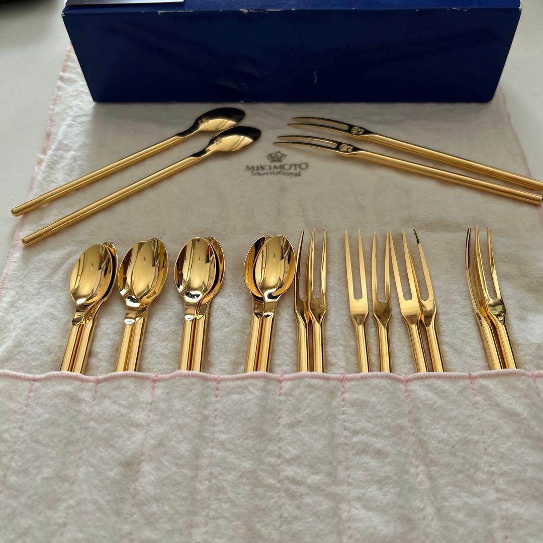 吉田ミキモトスプーンフォークセット ミキモト MIKIMOTO スプーン＆フォークセット 未使用品｜Yahoo!フリマ